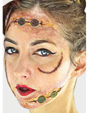 Set Makeup Zombie yang Mengerikan