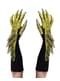 Guantes de dragón verde para adulto
