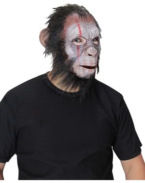 Máscara de chimpanzé guerreiro para adulto