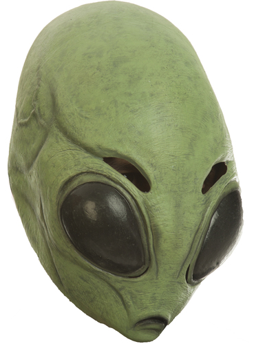 Máscara de alien verde para adulto. Have Fun!
