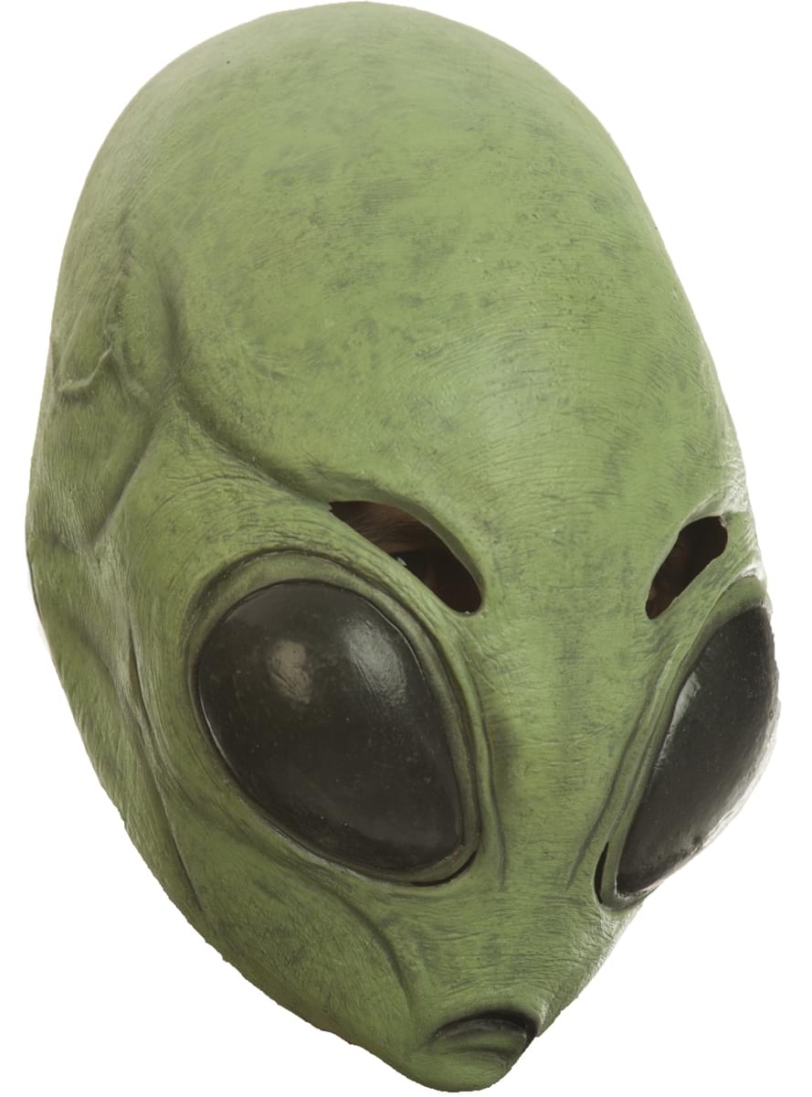 Zielona maska Kosmita dla dorosłych