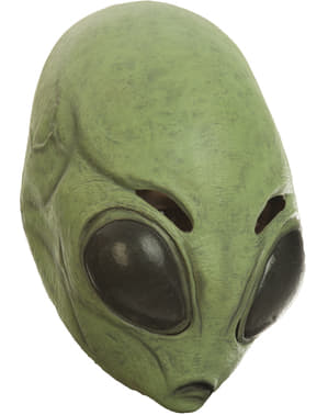 大人用緑色宇宙人マスク