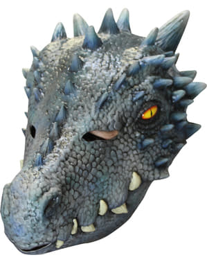 Mască de dragon albastru pentru adult