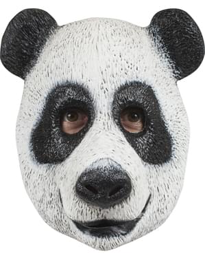 Máscara de urso panda agradável para adulto