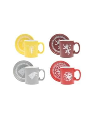 Set mini tazas Juego de Tronos Emblemas Casa