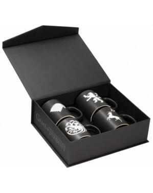 Set 4 šalice Igra prijestolja deluxe grbova