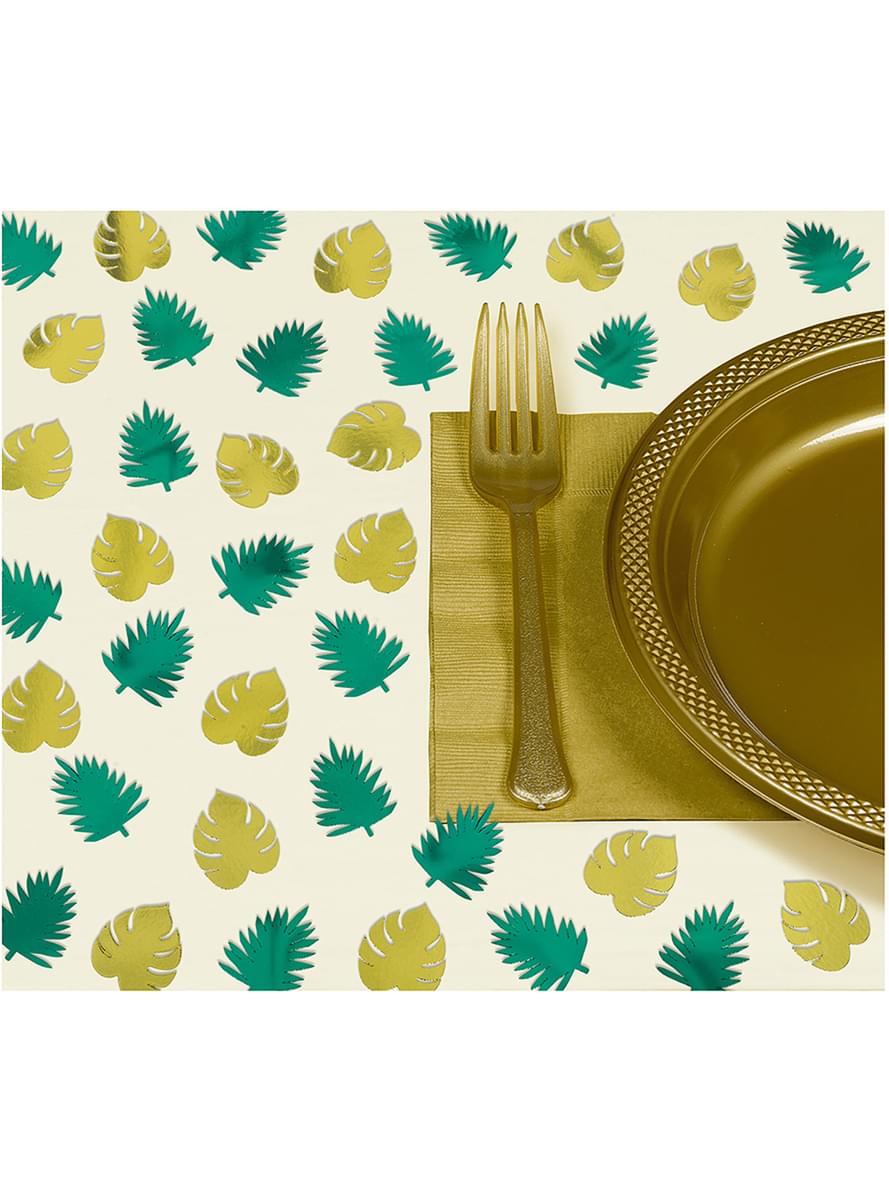Tropenblätter Tischset Set 48-teilig - Key West
