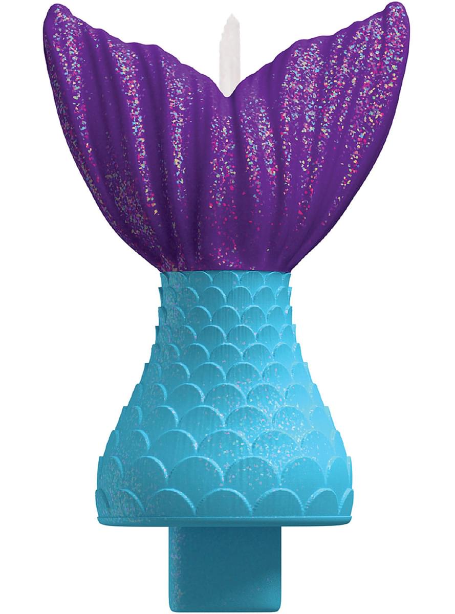 Vela de cauda de sereia - Mermaid Wishes