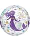 Sfærisk folieballon med havfrue - Mermaid Wishes