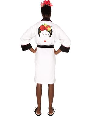 Jubah mandi Frida Kahlo minimalis untuk wanita