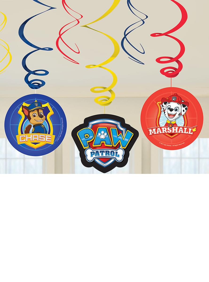 Sada 6 závěsných dekorací Tlapková patrola