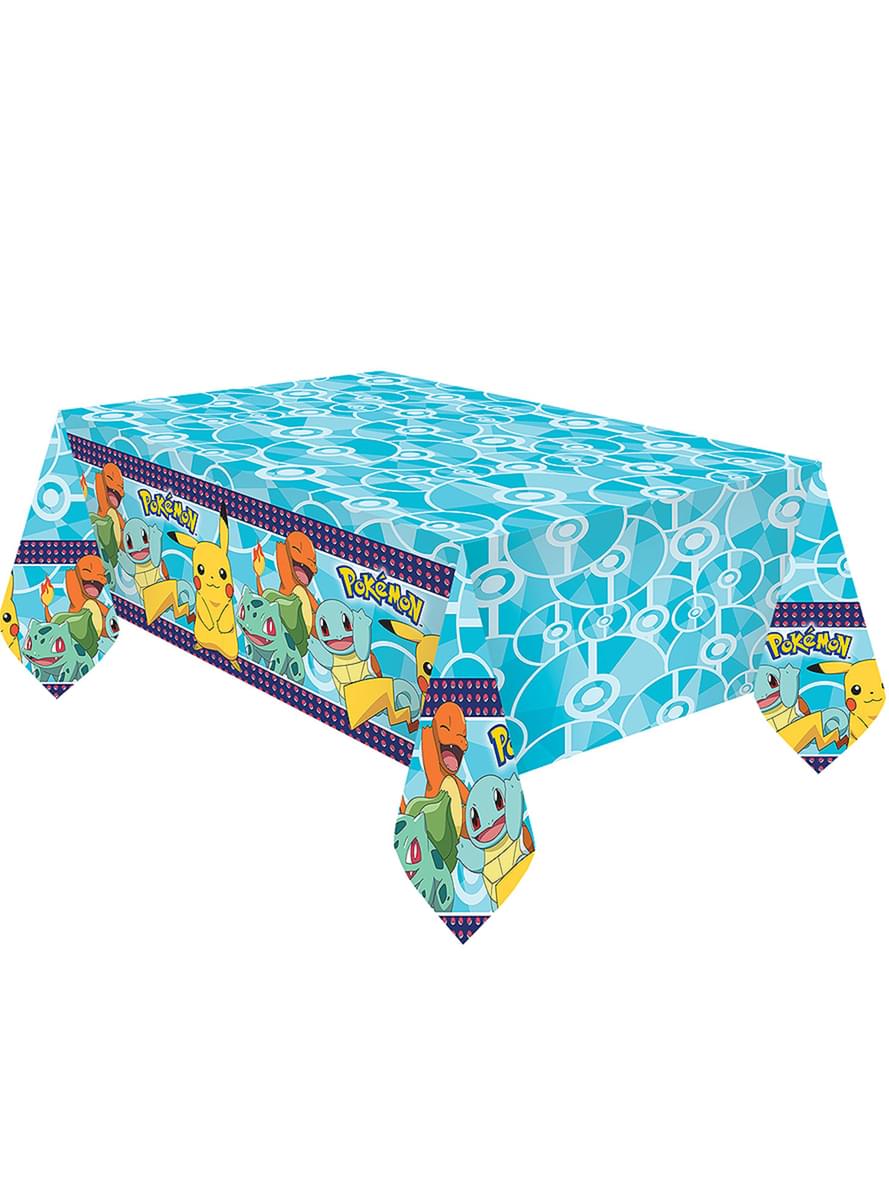 Plastic Pokemon table cloth