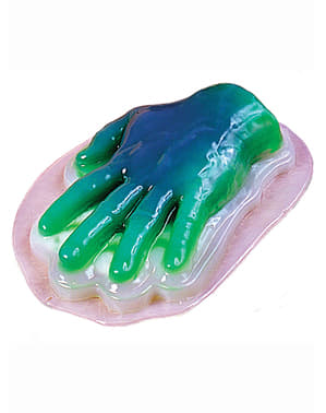 Hand shaped jelly mold