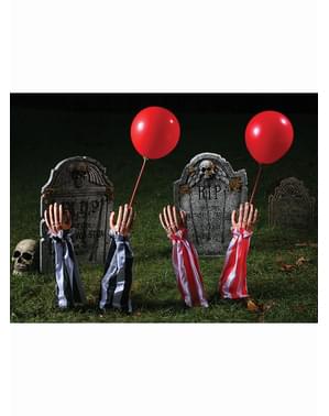 Figur dekoratif badut lengan hitam afterlife