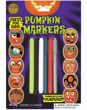 5 pennor för att dekorera pumpa Halloween