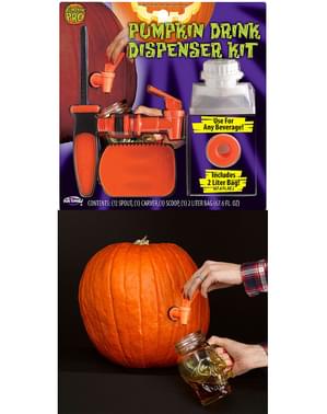 Pumpkin drink dispenser kit