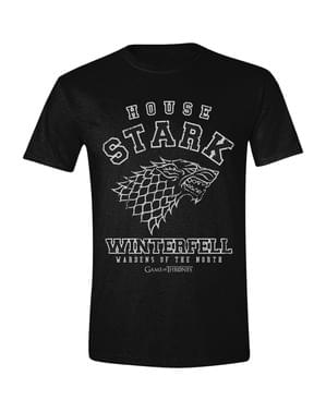 Erkekler için tahtlar Stark Winterfell Tişört Oyunu