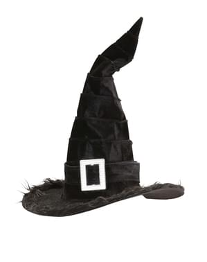Zarif siyah cadı şapkası