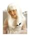 White wig with bangs for girls