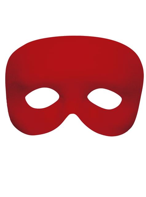 Masque rouge lisse