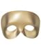 Antifaz dorado liso