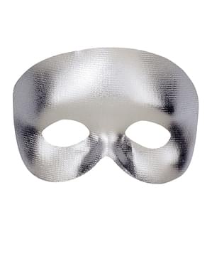 Glat sølv maske
