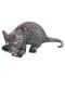 Scheußliche Ratte dekorative Figur