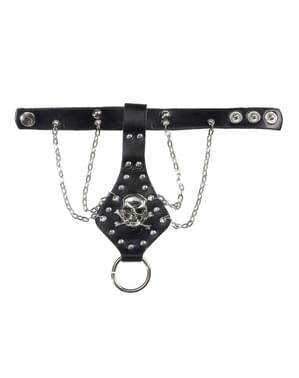 Anel-pulseira com correntes
