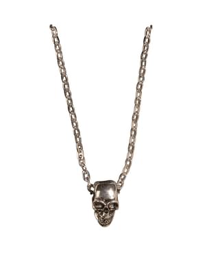 Gold Skull Chain Necklace