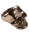 Anillo de calavera dorado