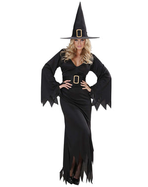 Kadın sofistike cadı kostümü