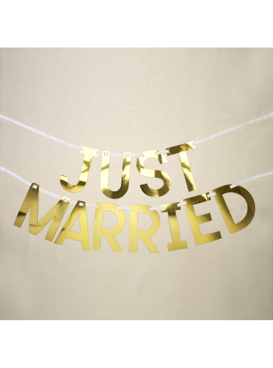 Festone Just Married - Geo Floral