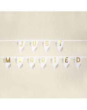 Festone Just Married  - Geo Floral