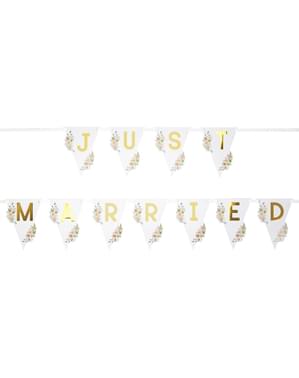 Guirlande Just Married  - Geo Floral