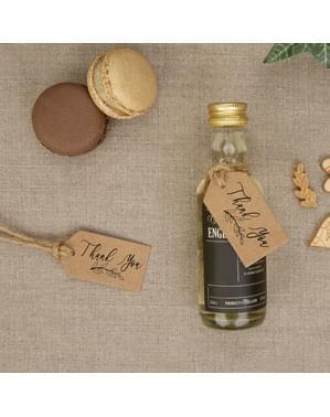 10 papieren labels - Hartjes & Handenarbeid
