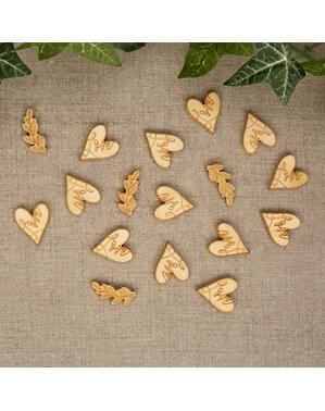 Paperinen pöytäkonfetti – Hearts & Krafts