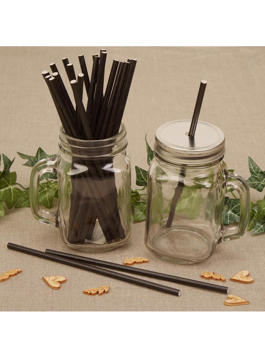 Papierstrohhalme Set 25-teilig - Hearts & Krafts