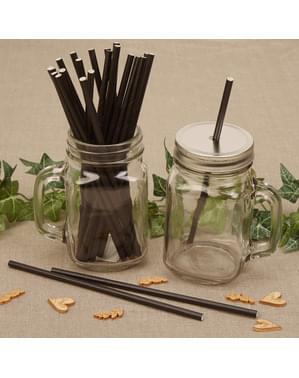 Papierstrohhalme Set 25-teilig - Hearts & Krafts