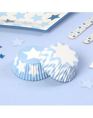 100 capsule di cupcake - Blue Star