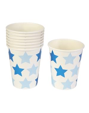 8 Paperikuppia – Little Star Blue