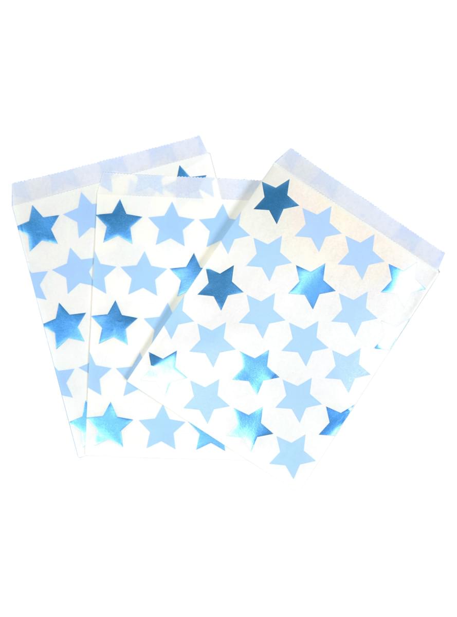 25 sacchetti di carta - Little Star Blue