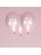 8 ballons en latex - Little Star Pink