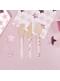 24 talheres de madeira - Little Star Pink