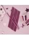 Papierstrohhalme Set 25-teilig rosa - Little Star Pink