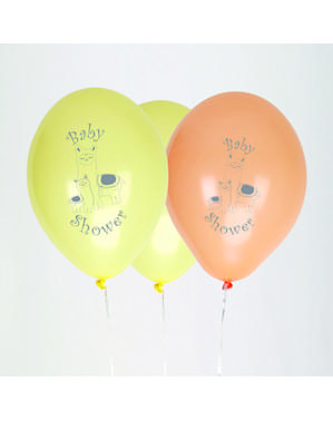 8 globos de látex (30 cm) - Llama Love