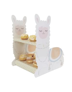 Taart en cupcake standaard - Lama Liefde