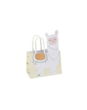 Комплект от 10 хартиени сладки чанти - Llama Love