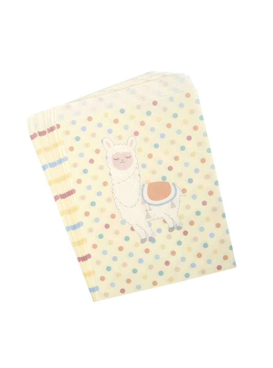 25 sacchetti di carta - Llama Love