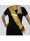 Bandă Bride to be sash aurie – Woo Hoo Hen D