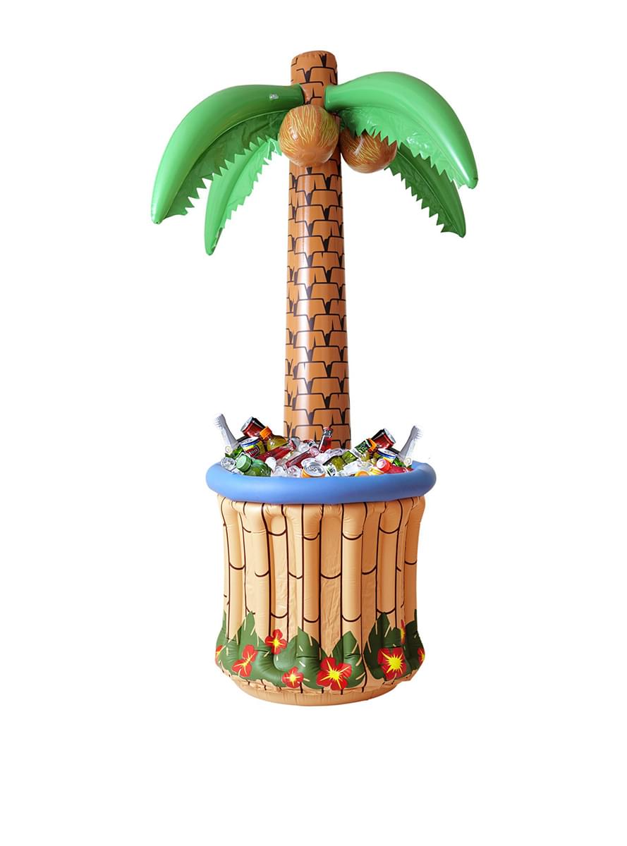 Palmera nevera hinchable